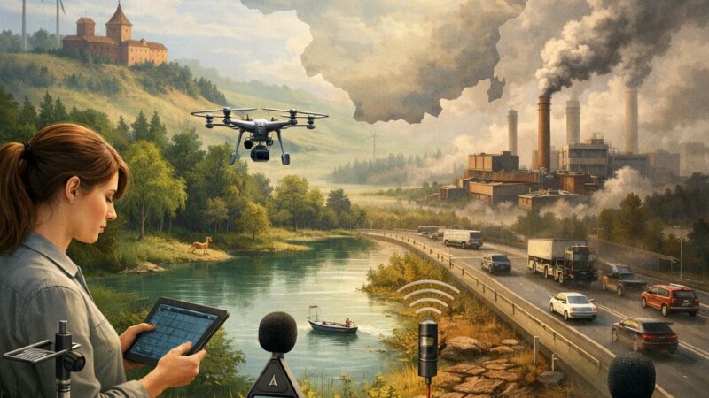 Aplinkos monitoringo ir fizinės taršos analizė Lietuvoje