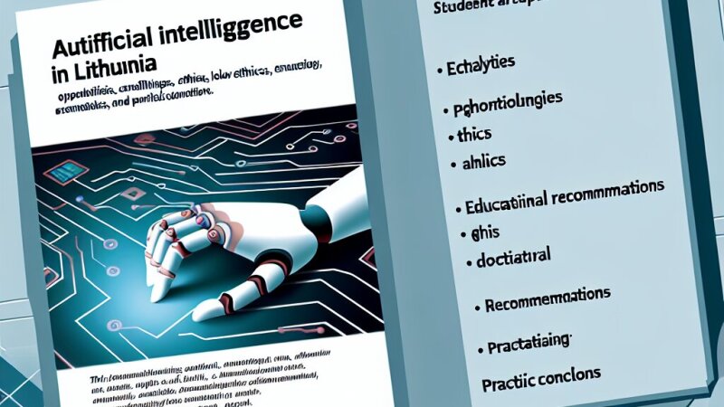 Dirbtinis intelektas Lietuvoje: galimybės, iššūkiai ir etika