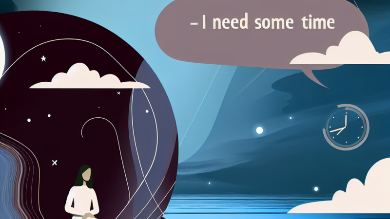 Ką reiškia vyro prašymas „man reikia laiko“ santykiuose