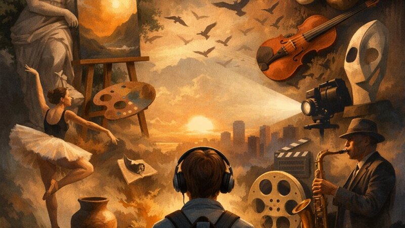 Meno šakos ir rūšys: kūrybos ir kultūros įvairovės apžvalga